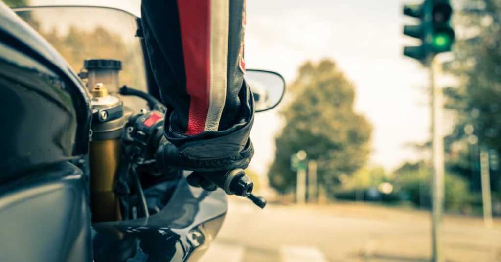 a motorcyclist prepares to ride | Roberts Wilson, P.A.